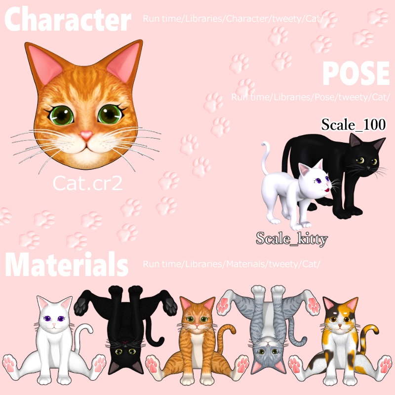 POSER用【Cat&Kitty】