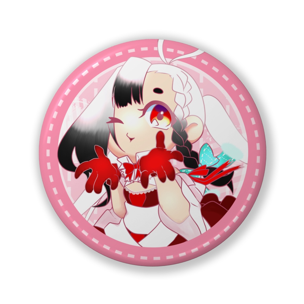 【緋月 彩】アイコン缶バッジ