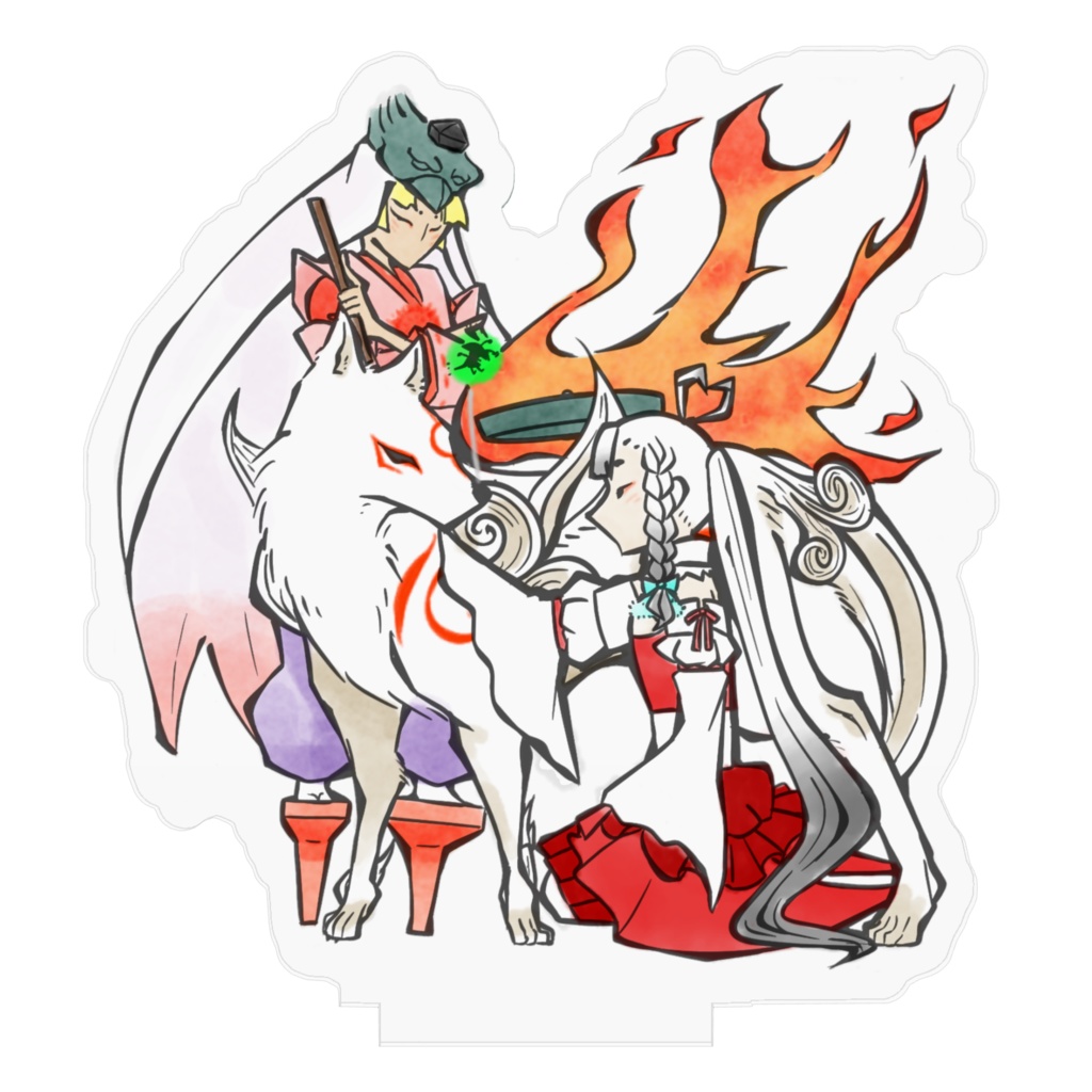 大神風イラストアクリルスタンド