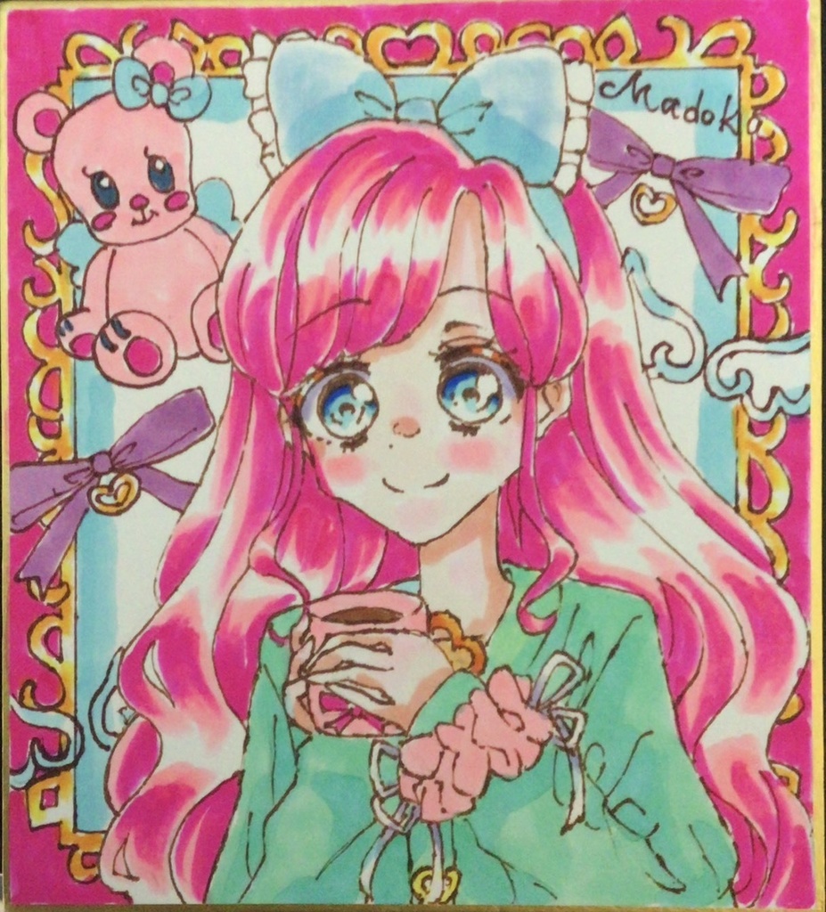 色紙　天羽まどか