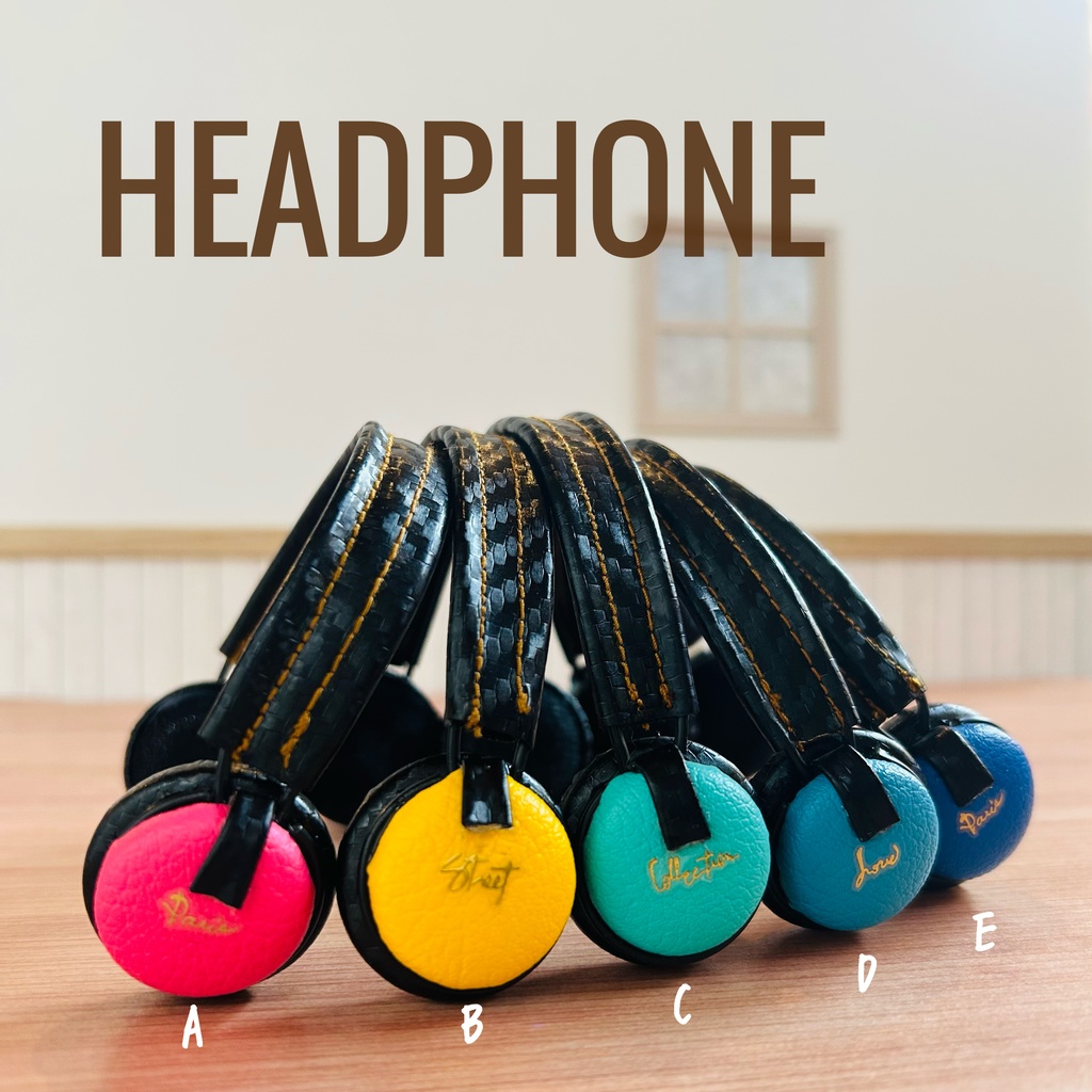 ヘッドホン(カーボン風)