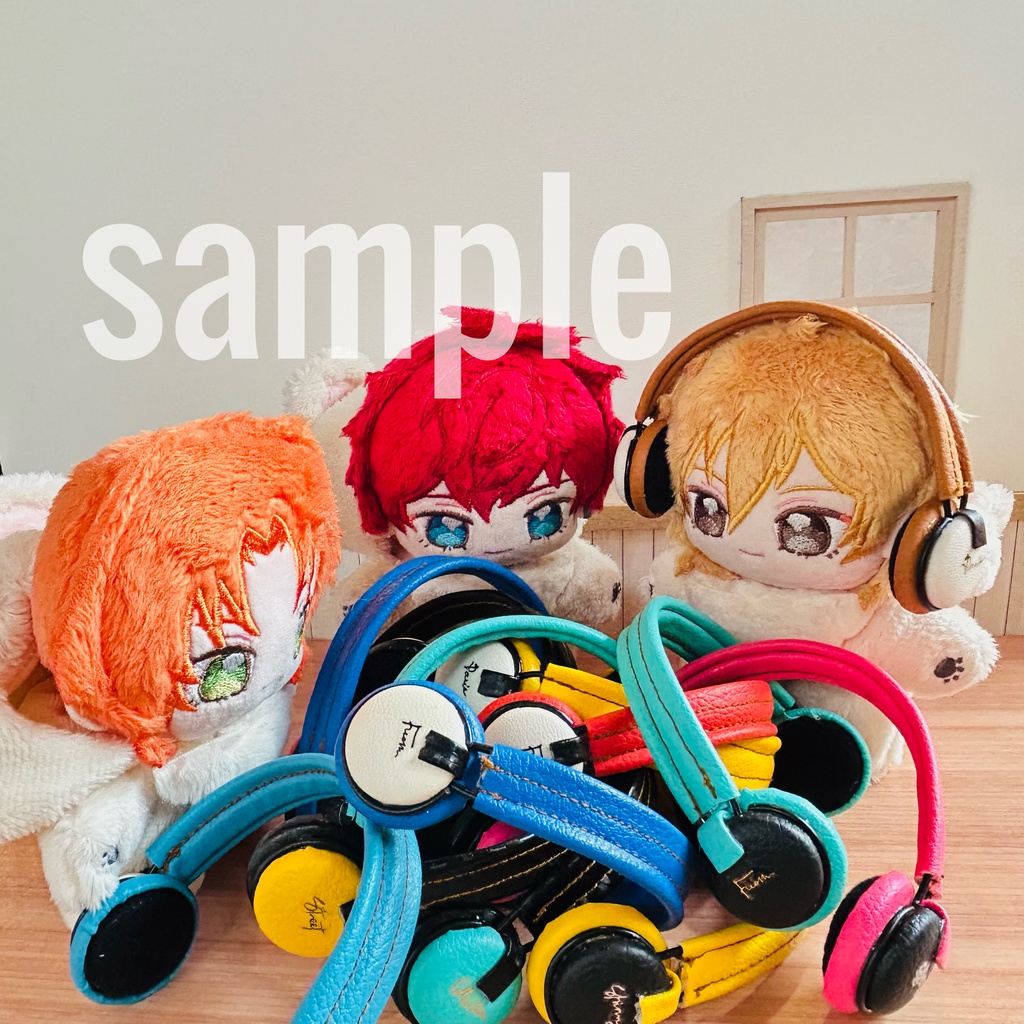 ヘッドホン(ホワイト×ポップカラー)