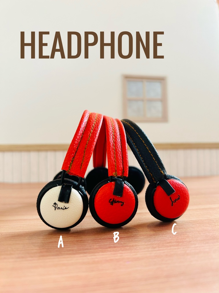 ヘッドホン(あか)