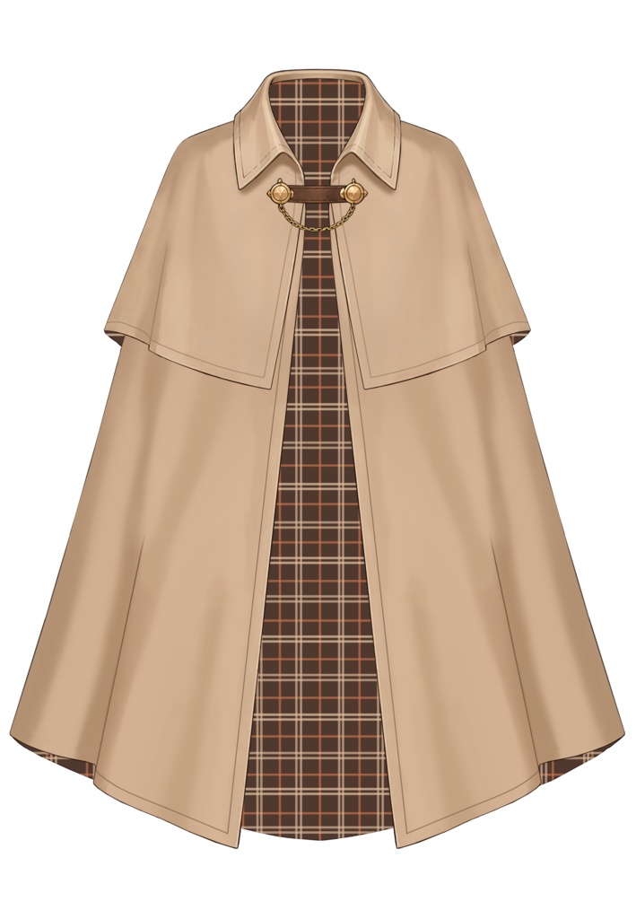 【Live2Dアイテム】【VTuber向け】 detective cloak Assets 