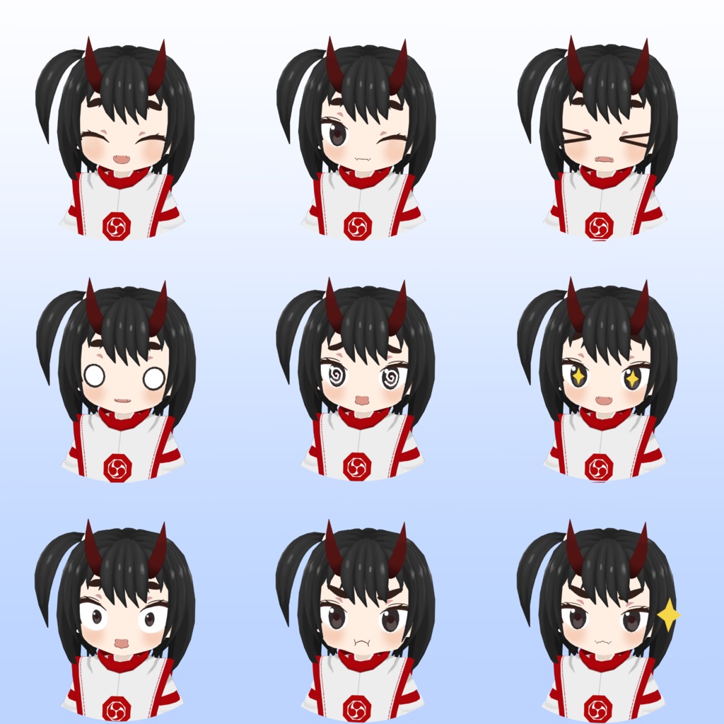 【無料アバター】オリジナル3Dモデル「安曇すず」【VRC】