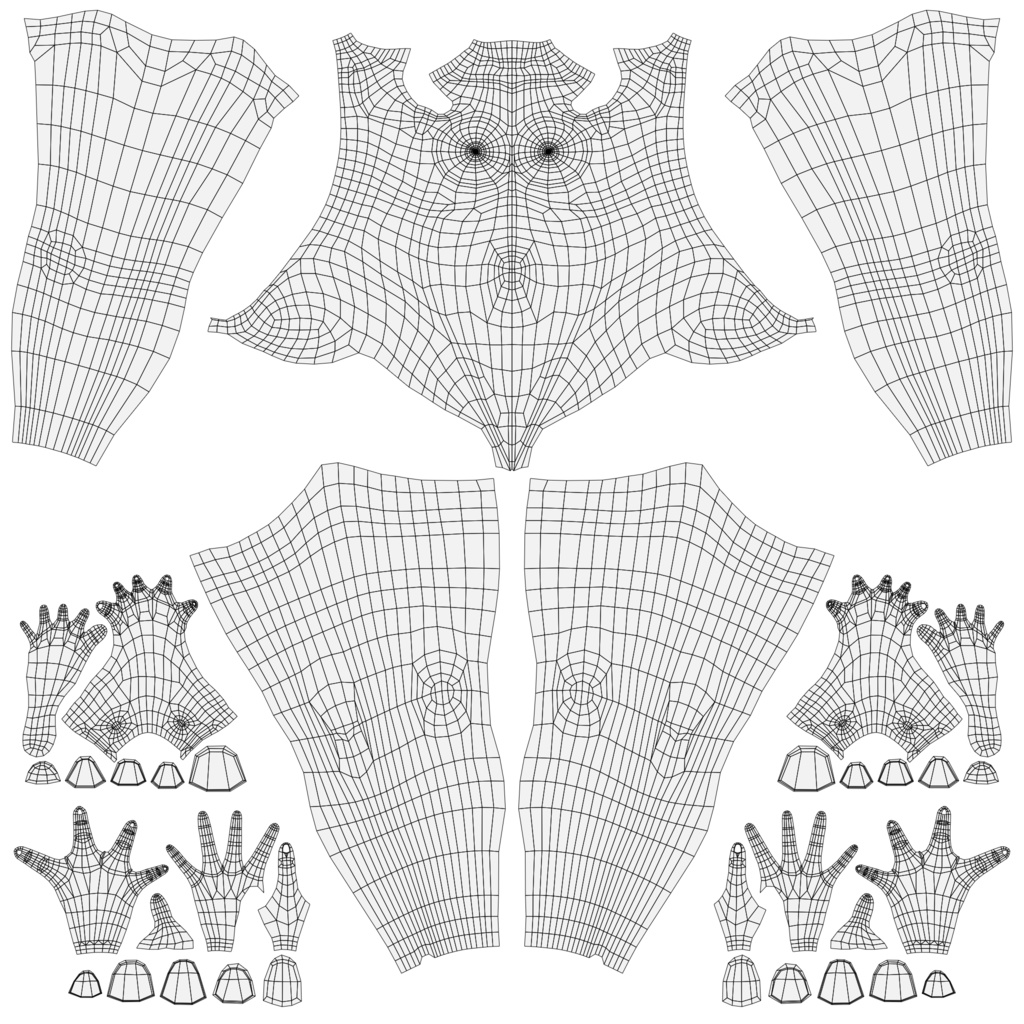 みすずまふ式 女性型3D素体【VRChat向け汎用素体】