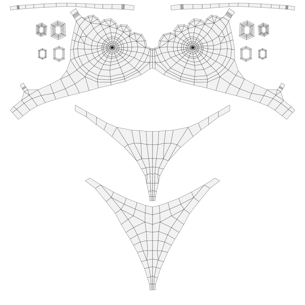 みすずまふ式 女性型3D素体【VRChat向け汎用素体】