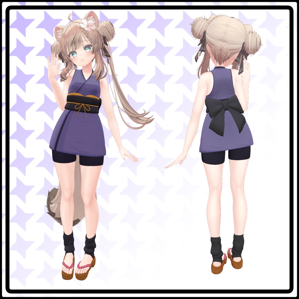 【マヌカ・しなの・森羅】くノ一衣装