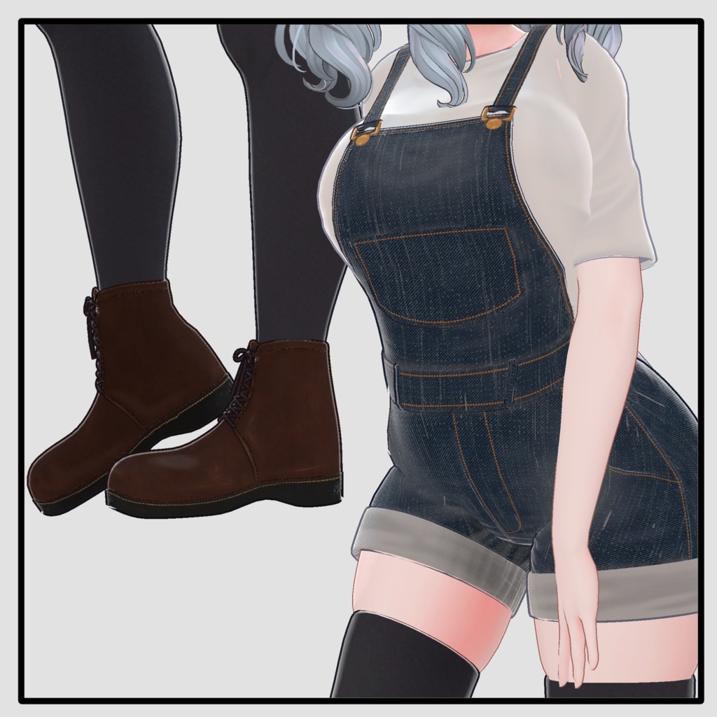 【ミルティナ・マヌカ対応】デニムパンツ -Denim Short for Milltina-