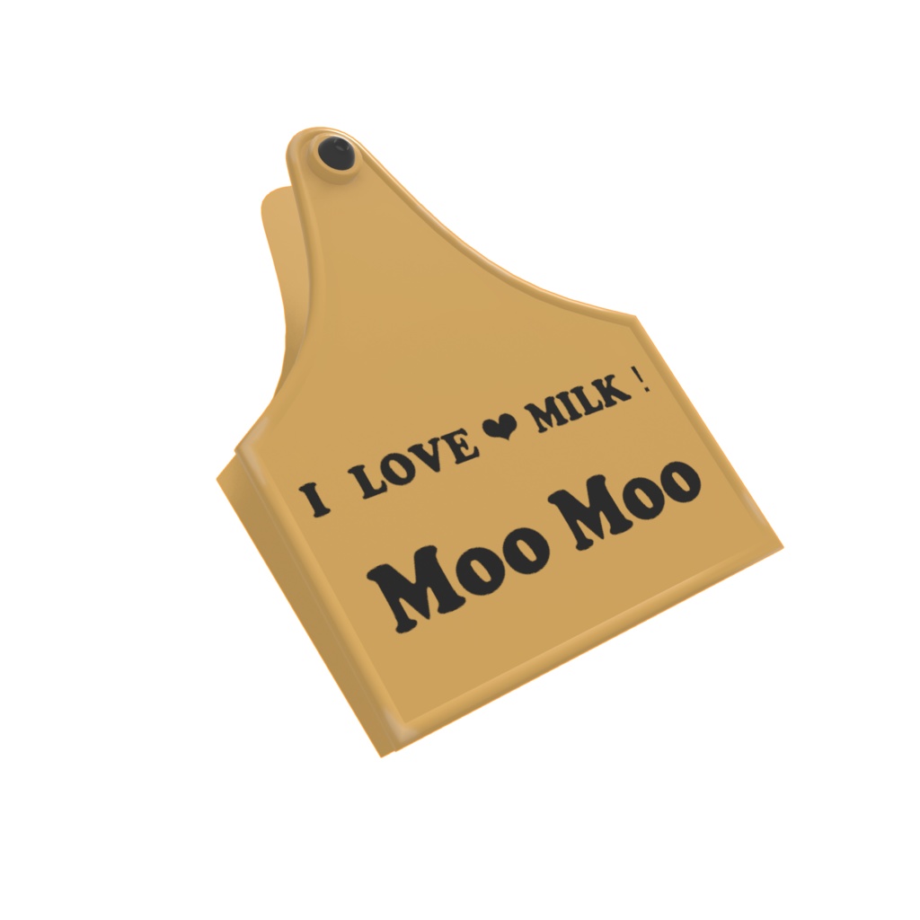 【ミルティナ対応】耳標イヤリング -EarTag & Earring for Milltina-