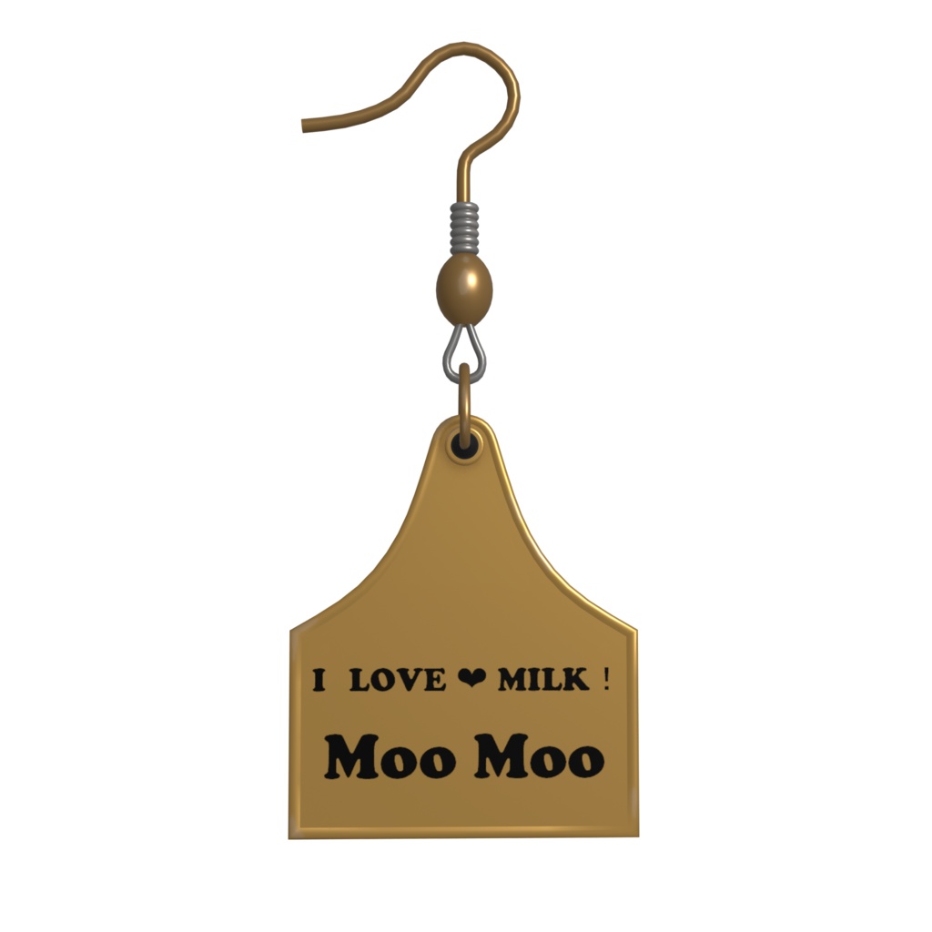 【ミルティナ対応】耳標イヤリング -EarTag & Earring for Milltina-