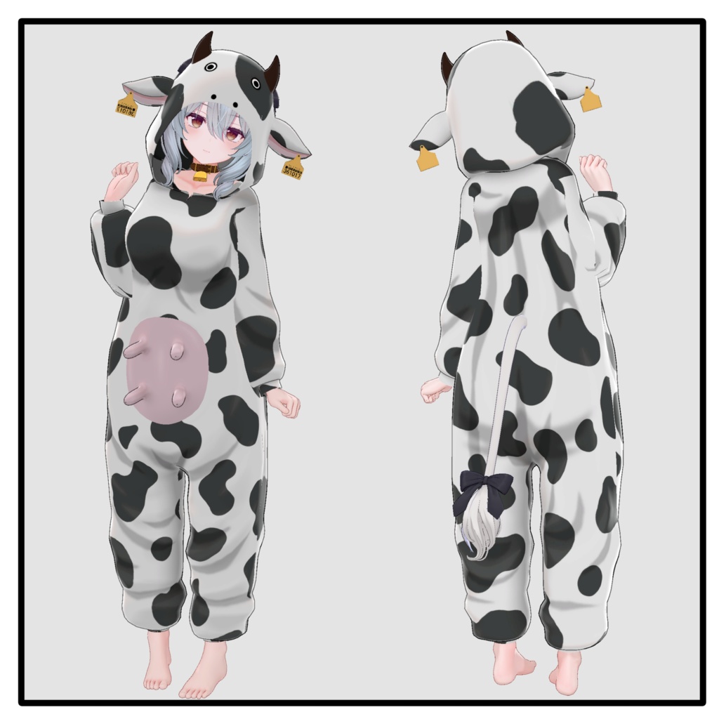 【ミルティナ対応】モーモーパジャマ -Pajamas for Milltina-