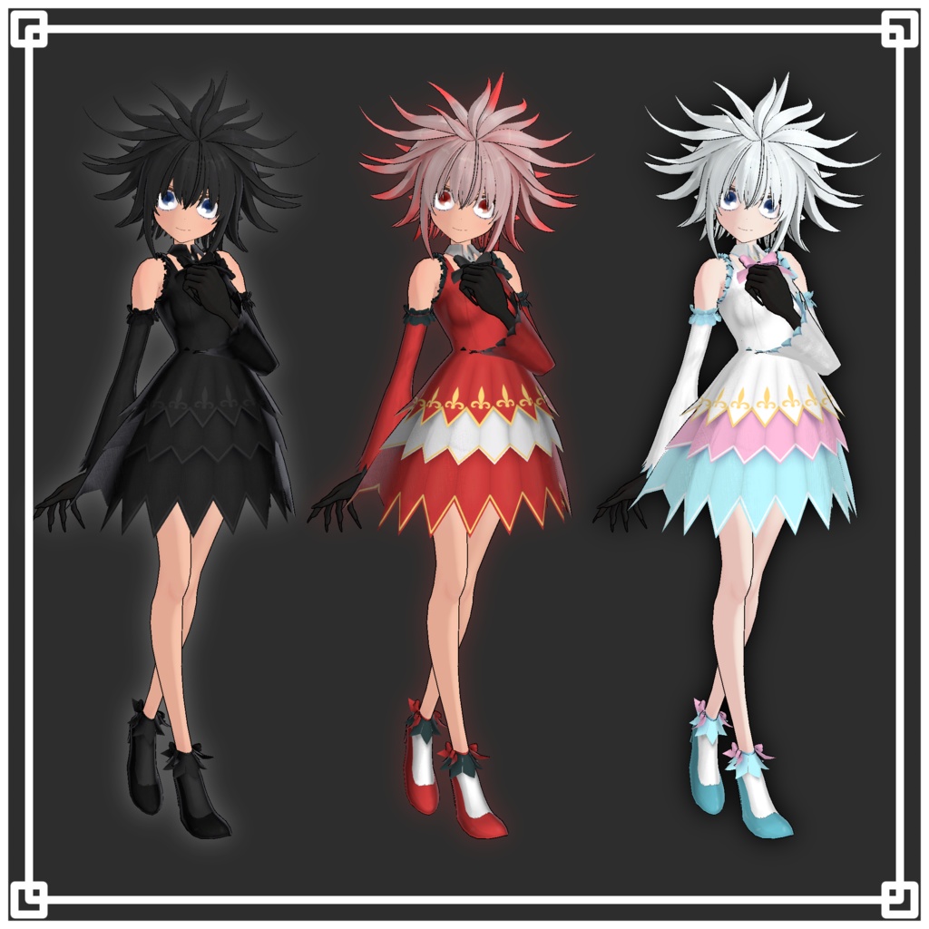 【VRChat向け3Dモデル】サネット -Sunette- (VRC 3D Avatar)