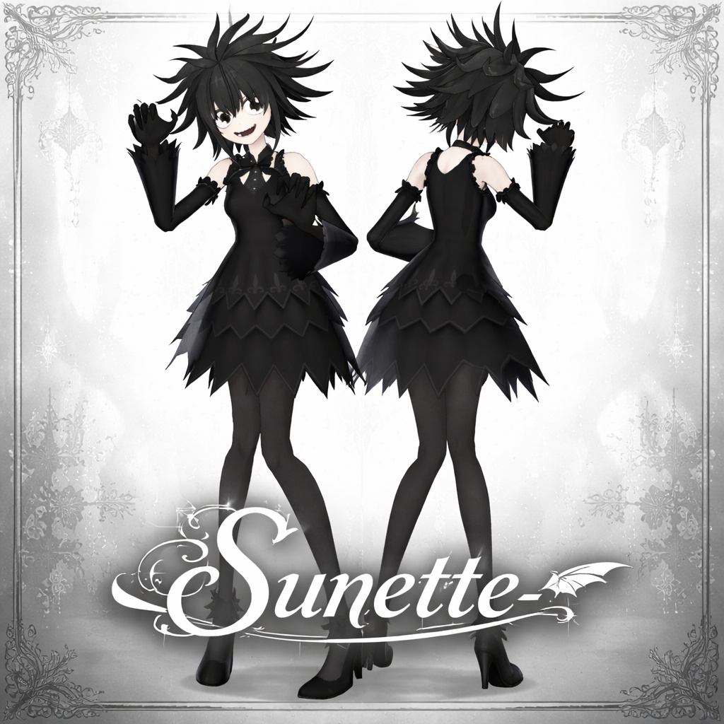 【VRChat向け3Dモデル】サネット -Sunette- (VRC 3D Avatar)