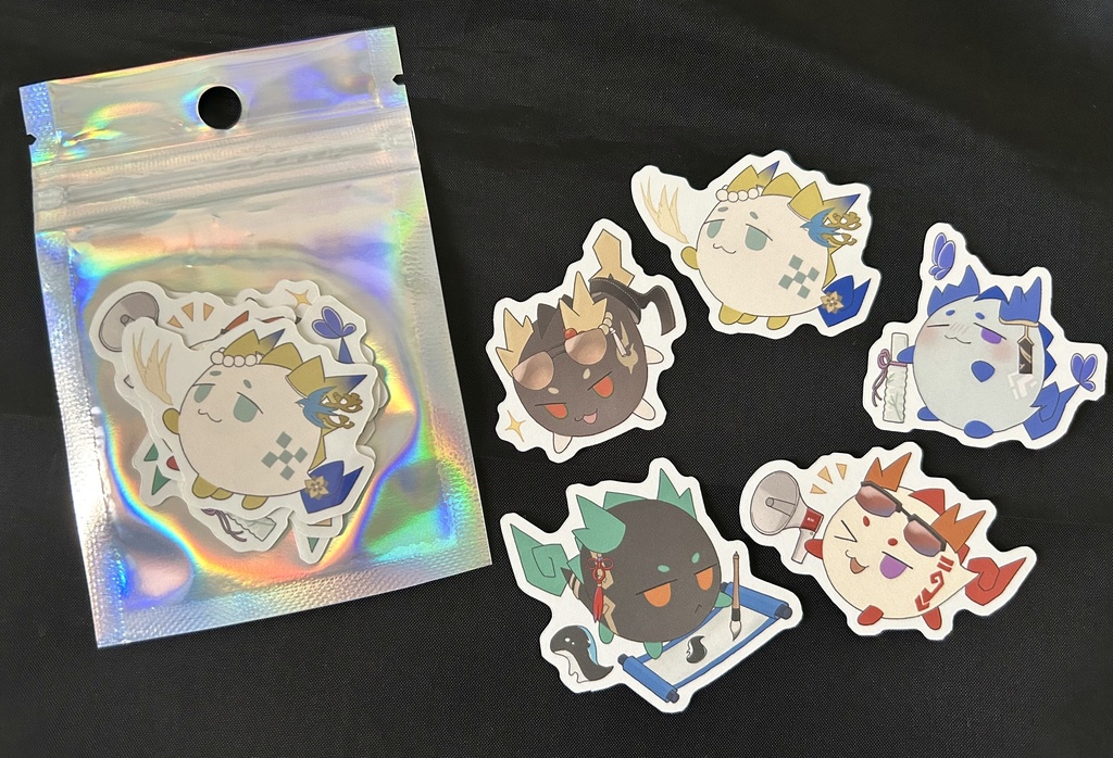 龍泡泡ステッカー