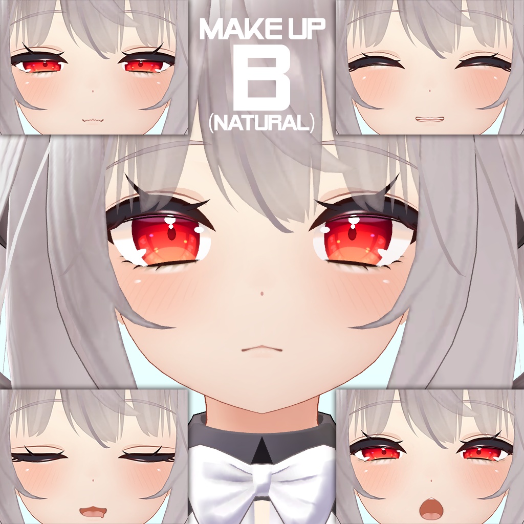 【舞夜(Maya)用】2wayメイクテクスチャ