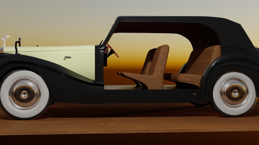 ロールスロイス シルバーレイズ Blenderファイル