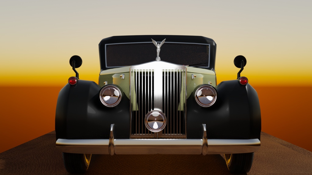 ロールスロイス シルバーレイズ Blenderファイル