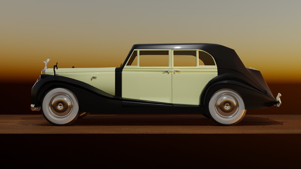 ロールスロイス シルバーレイズ Blenderファイル