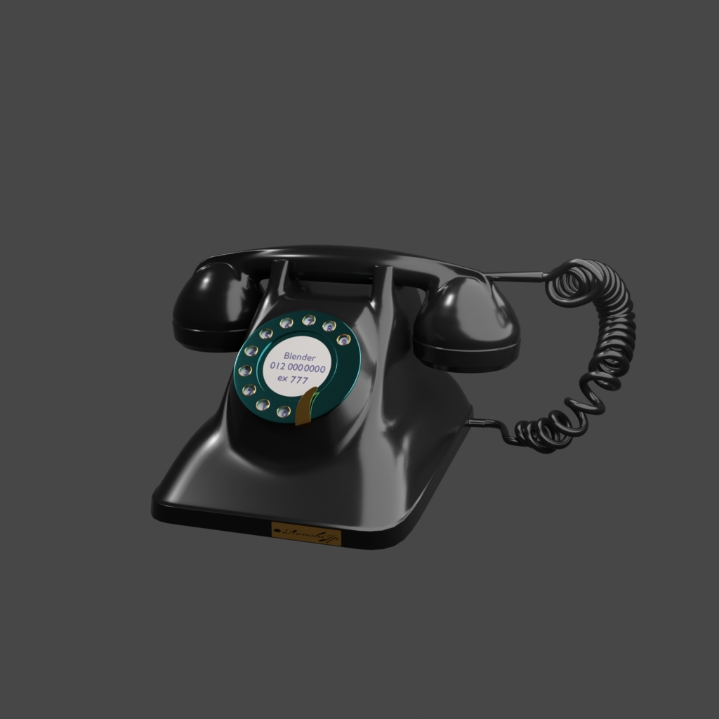 ダイヤル式電話機