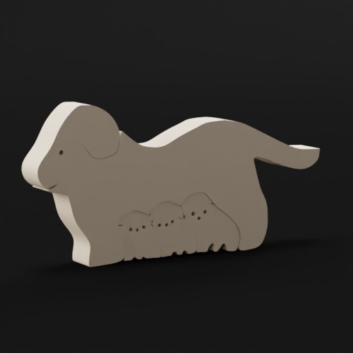 木組みのおもちゃ（犬）