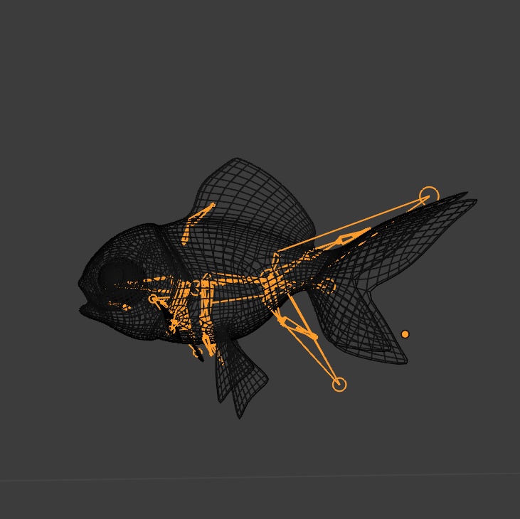 金魚 (Blenderファイル)