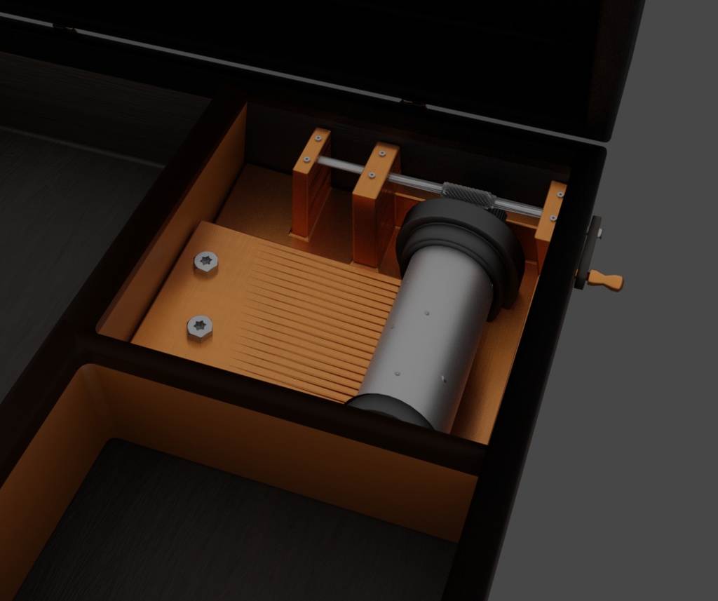 オルゴール付き宝石箱