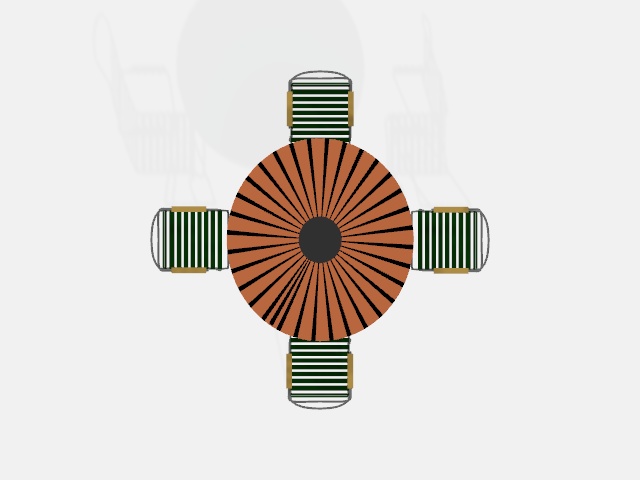 プールサイド用テーブルセット