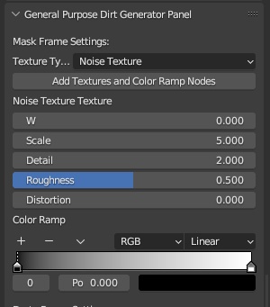 General purpose dirt generator addon (blender ver4対応)