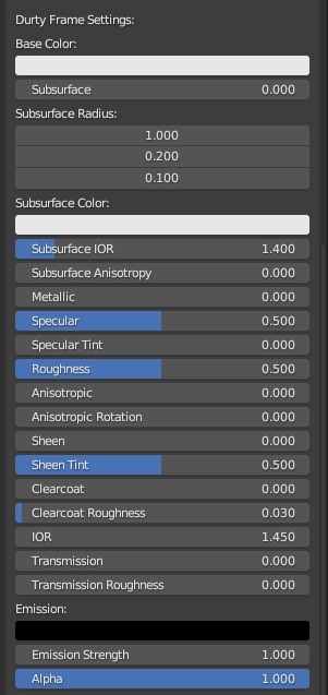 General purpose dirt generator addon (blender ver4対応)