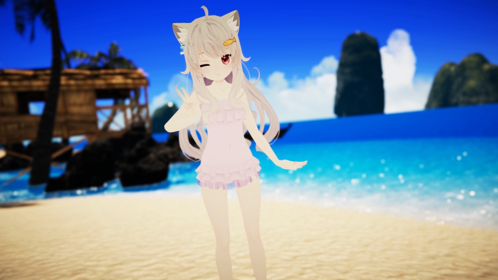 【ラスクちゃん用】フリル水着