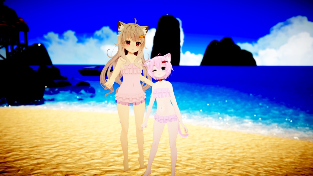 【ラスクちゃん用】フリル水着