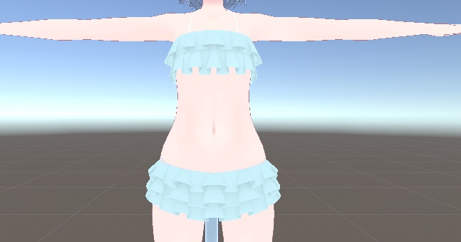 【ラスクちゃん用】フリル水着