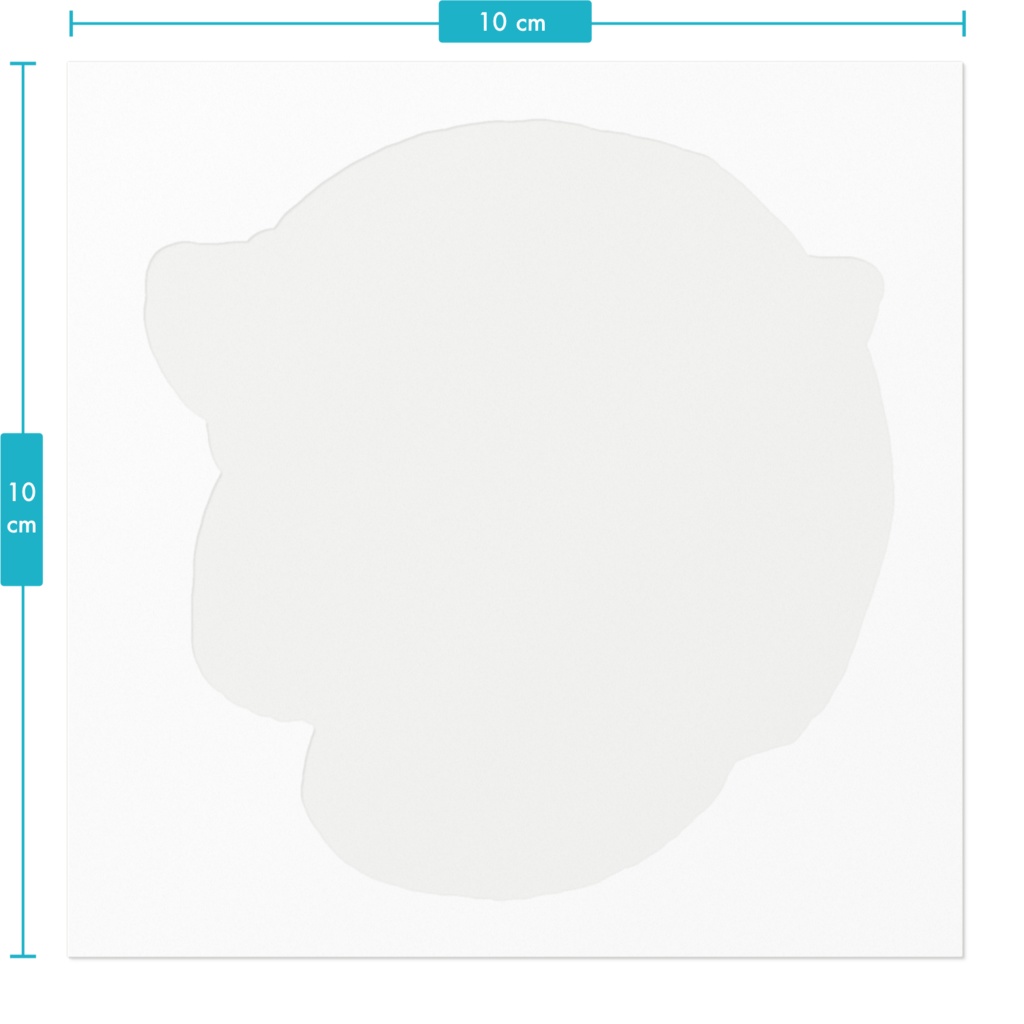 きりたんのステッカー(棒アイス)100x100(mm)
