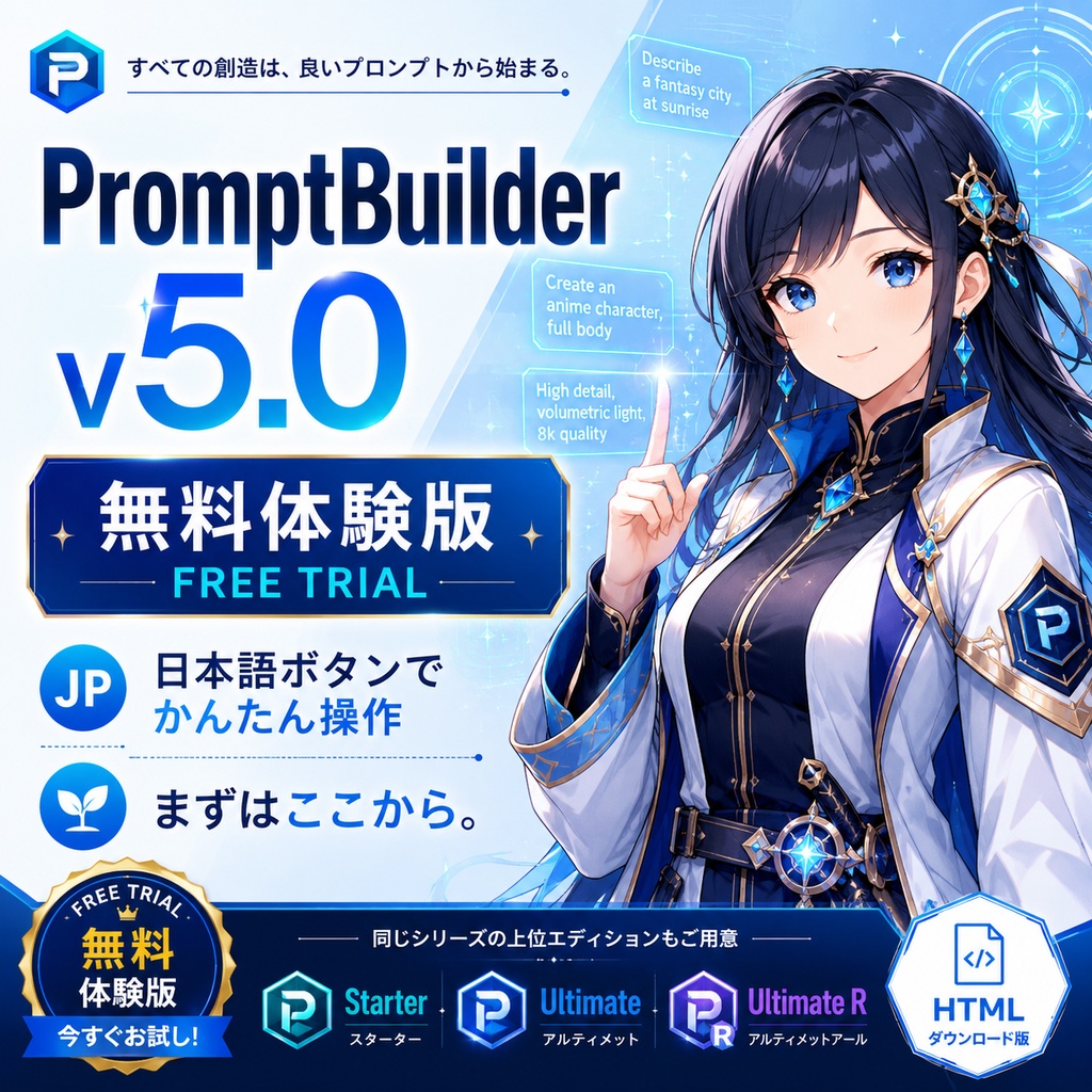 PromptBuilder v5.0 無料体験版