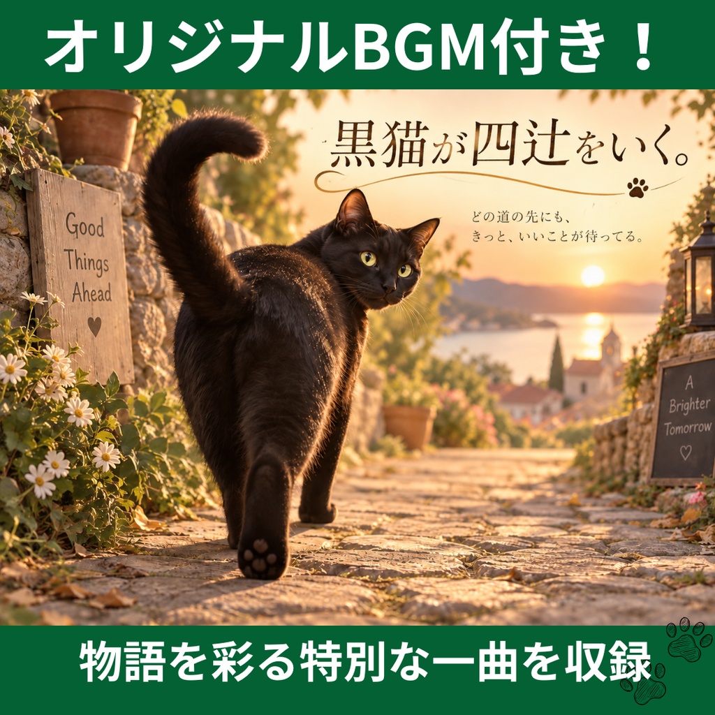 ネコ獣人の村 背景・NPC・店舗シーン素材集【オリジナルBGM付き】