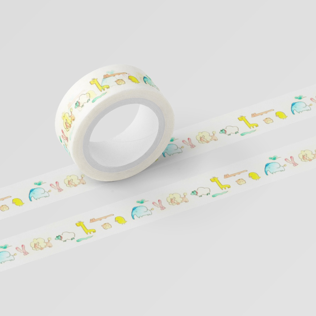 どうぶつマスキングテープ