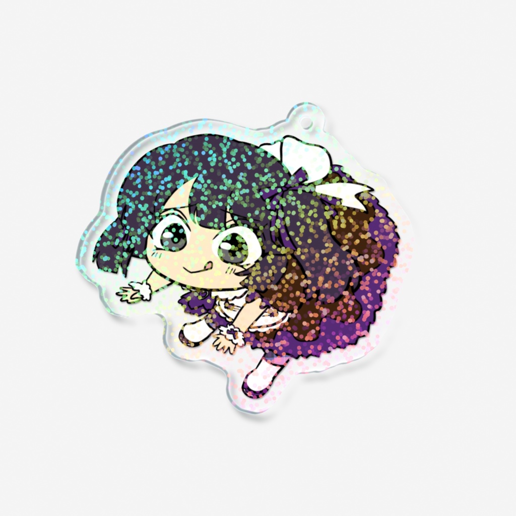 dear sir, Dark Red. ベリカタきらきらアクキー【蛇苺】