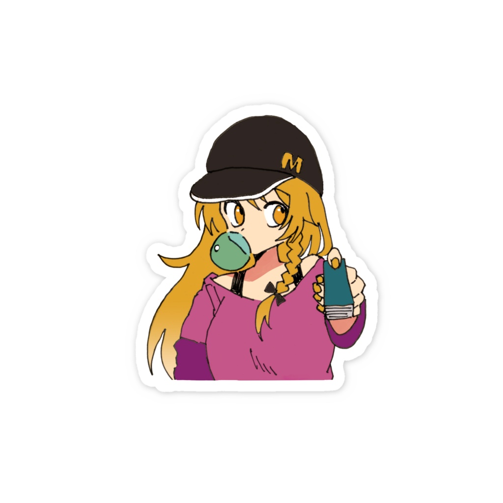 魔理沙 スマホステッカー