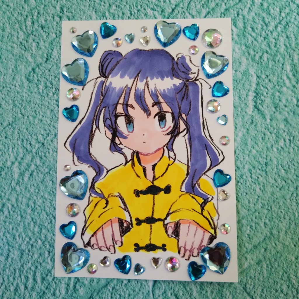 ポストカード　チャイナ娘