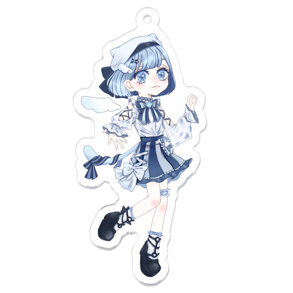 魔法少女☆プィキュア アクリルキーホルダー 【これってくっつけたらポレラ…ってコト?!ver】