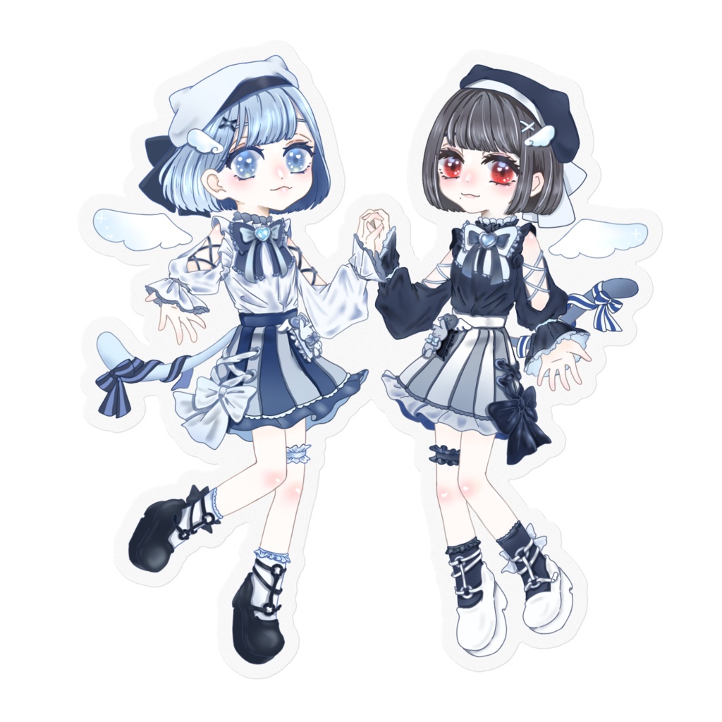 魔法少女☆ﾌﾟｨｷｭｱ クリアステッカー 【ﾎﾟﾚﾗがステッカーに閉じ込められちゃった…ってコト？！ver】