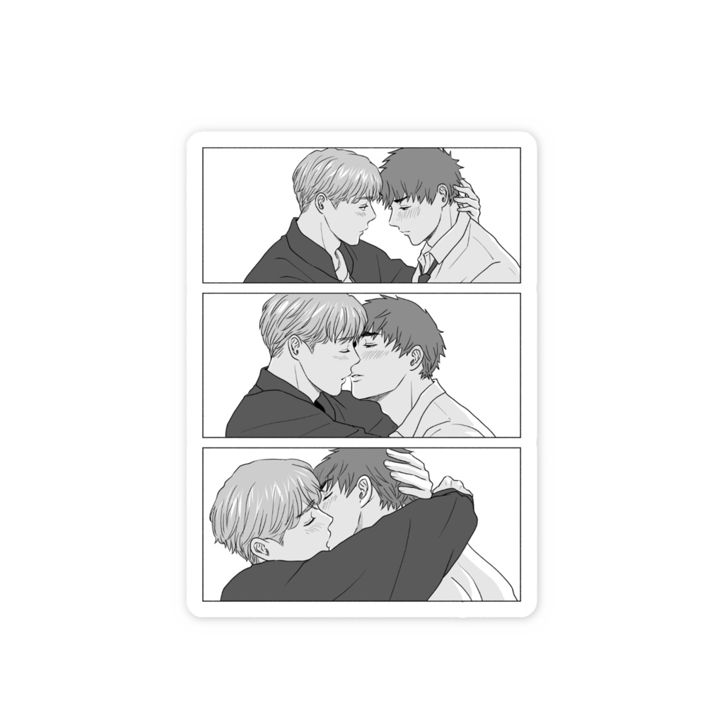 『ピュアリーマン』キステッカー (漫画 ver.)