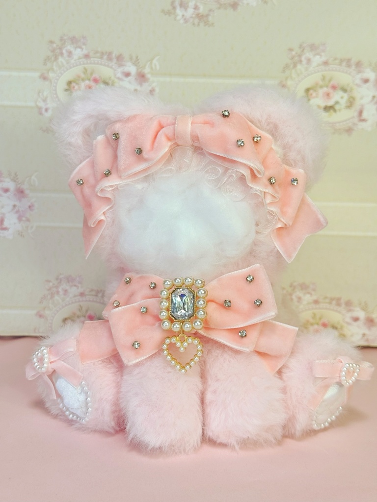 10cm~12cm用❤️おすわり着ぐるみ🧸 Ichigo Milk Bear🍓