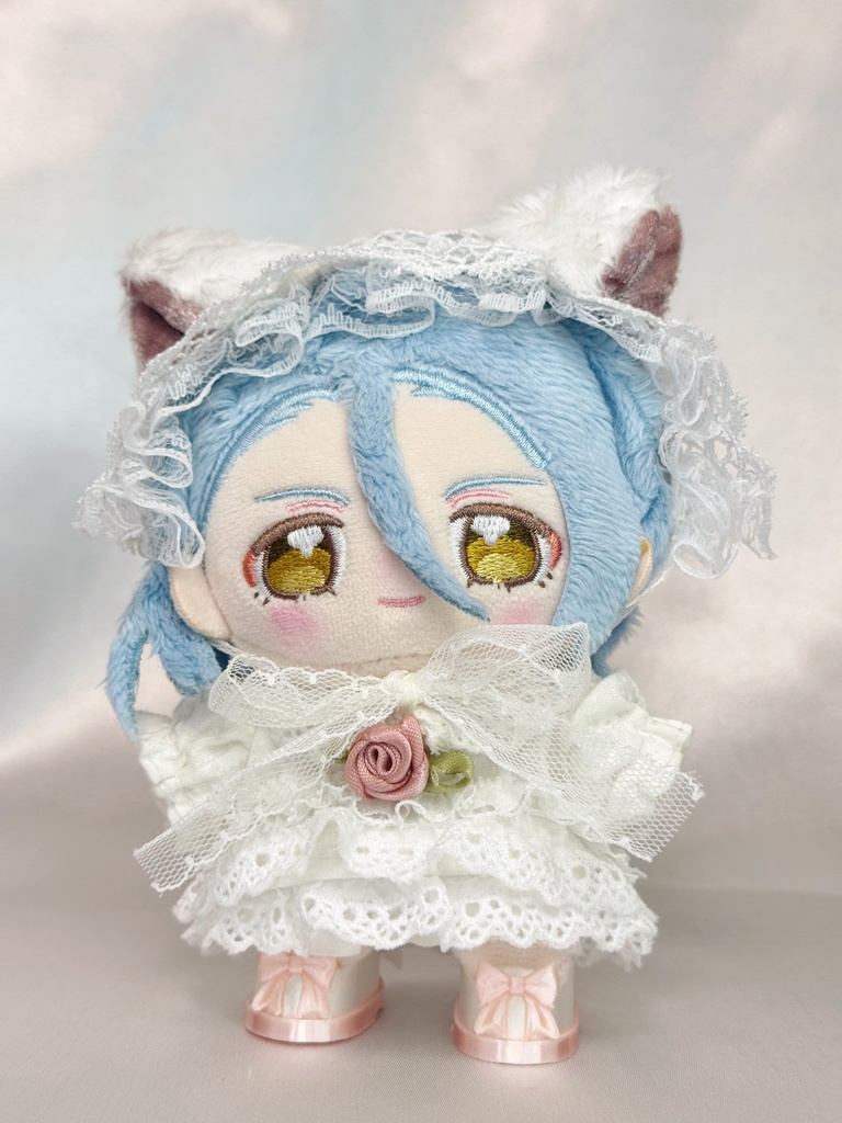 ぬいぐるみ 靴 自立可能 パールリボンシューズ 足周り6cmのぬいぐるみ・いつぬい