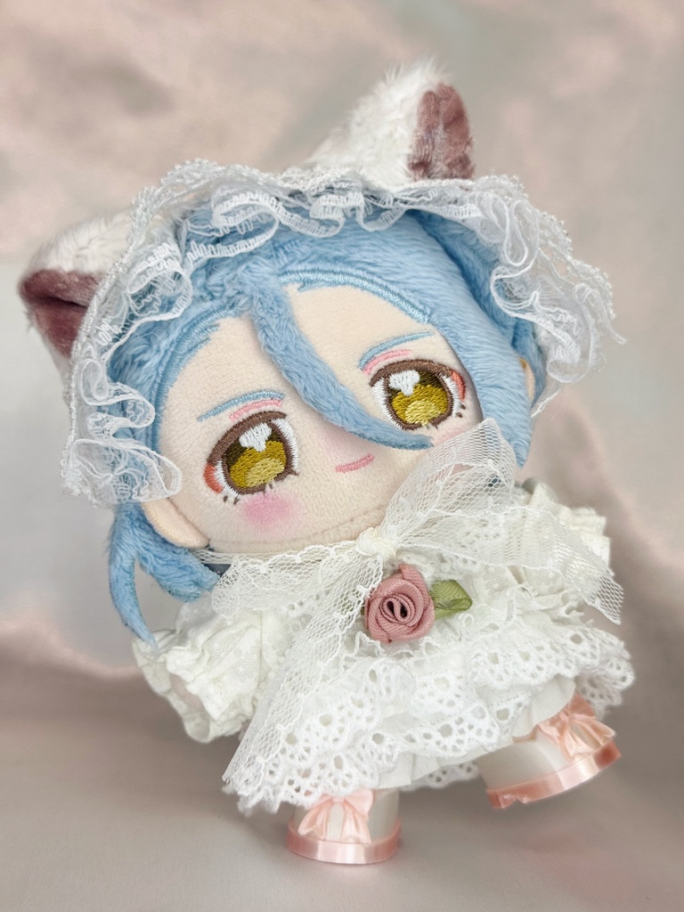 ぬいぐるみ 靴 自立可能 パールリボンシューズ 足周り6cmのぬいぐるみ・いつぬい