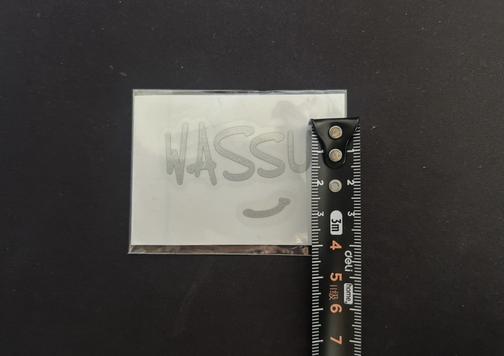 WASSUカッティングステッカー