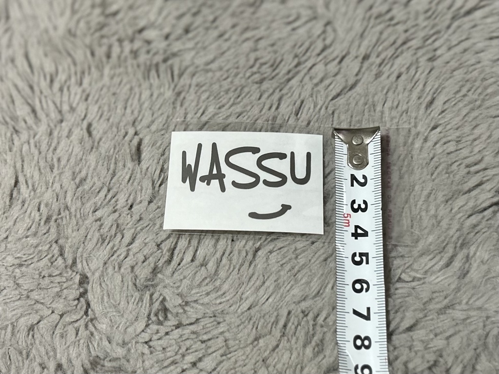 WASSUカッティングステッカー