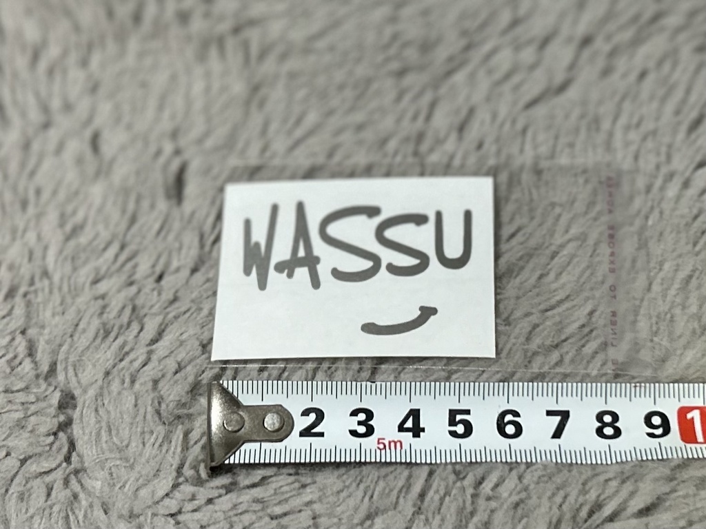 WASSUカッティングステッカー