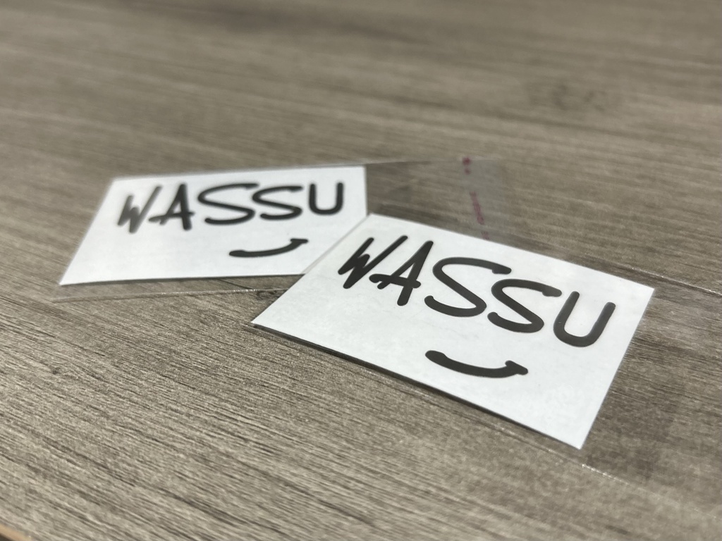 WASSUカッティングステッカー